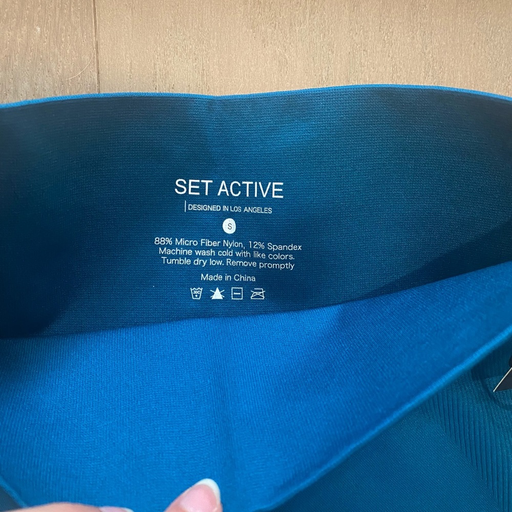 Set active leggings in cove